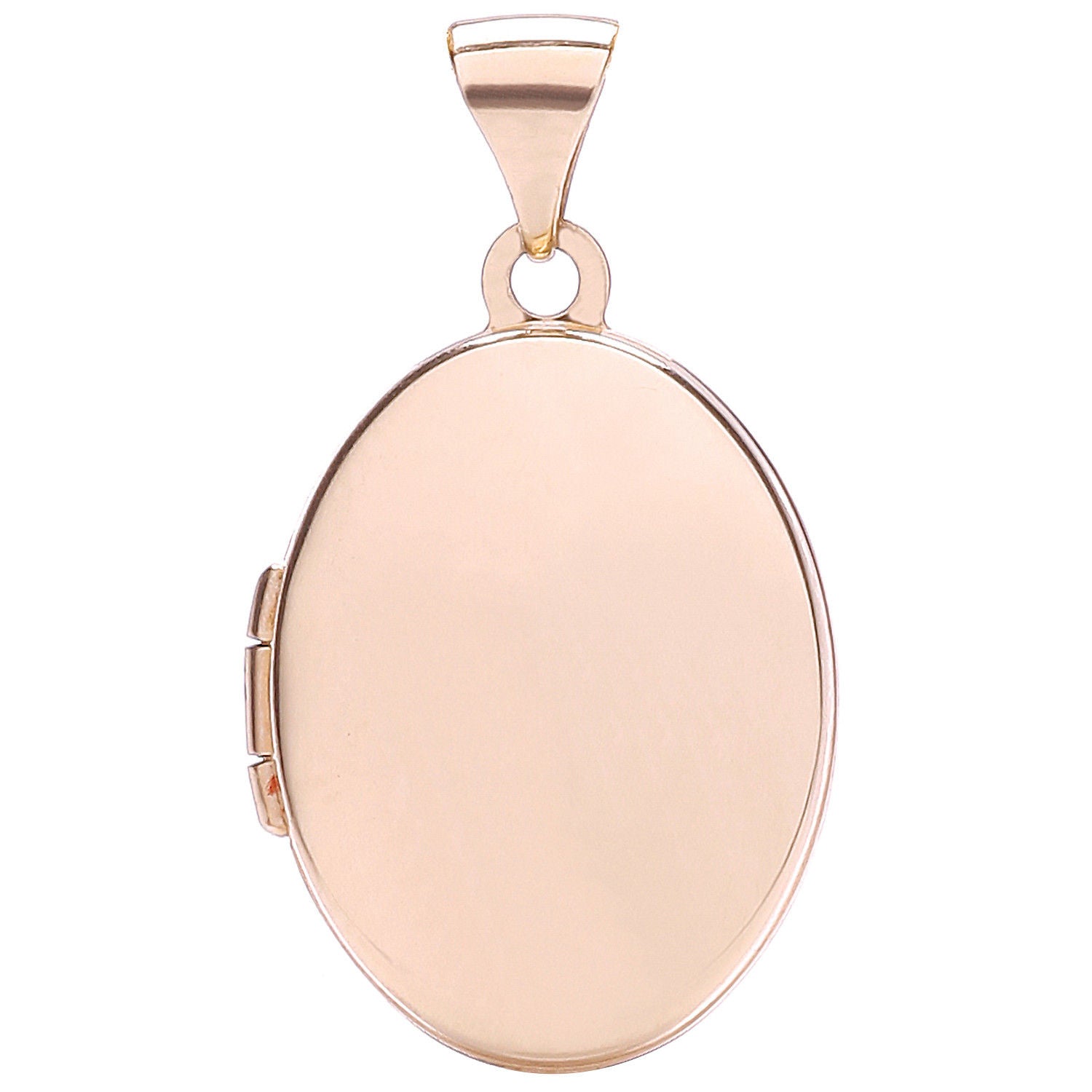 G Oval Shaped Plain Locket