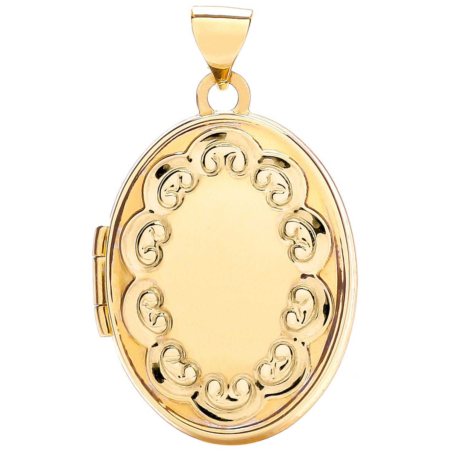 G Oval Shaped Locket