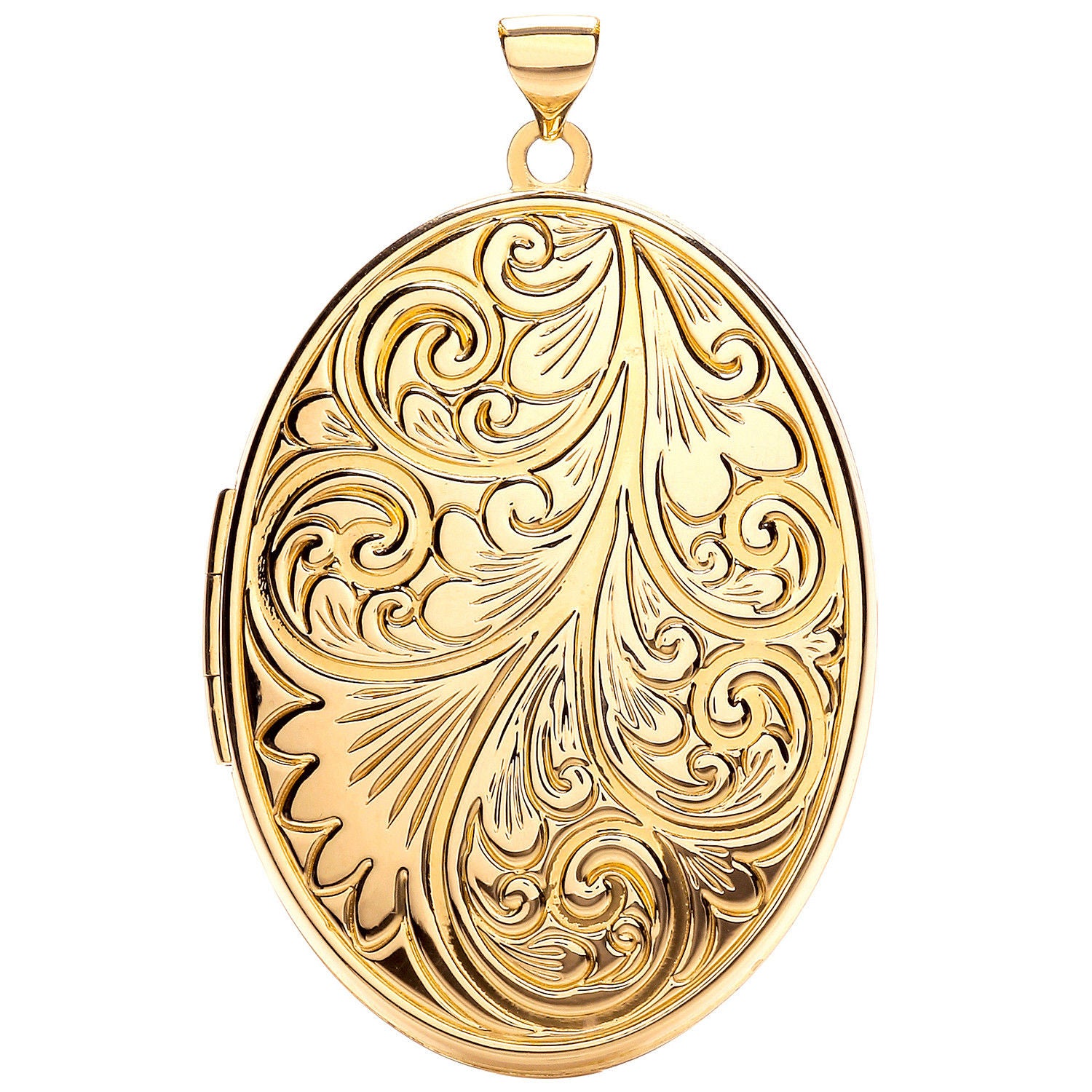 G Oval Locket with design