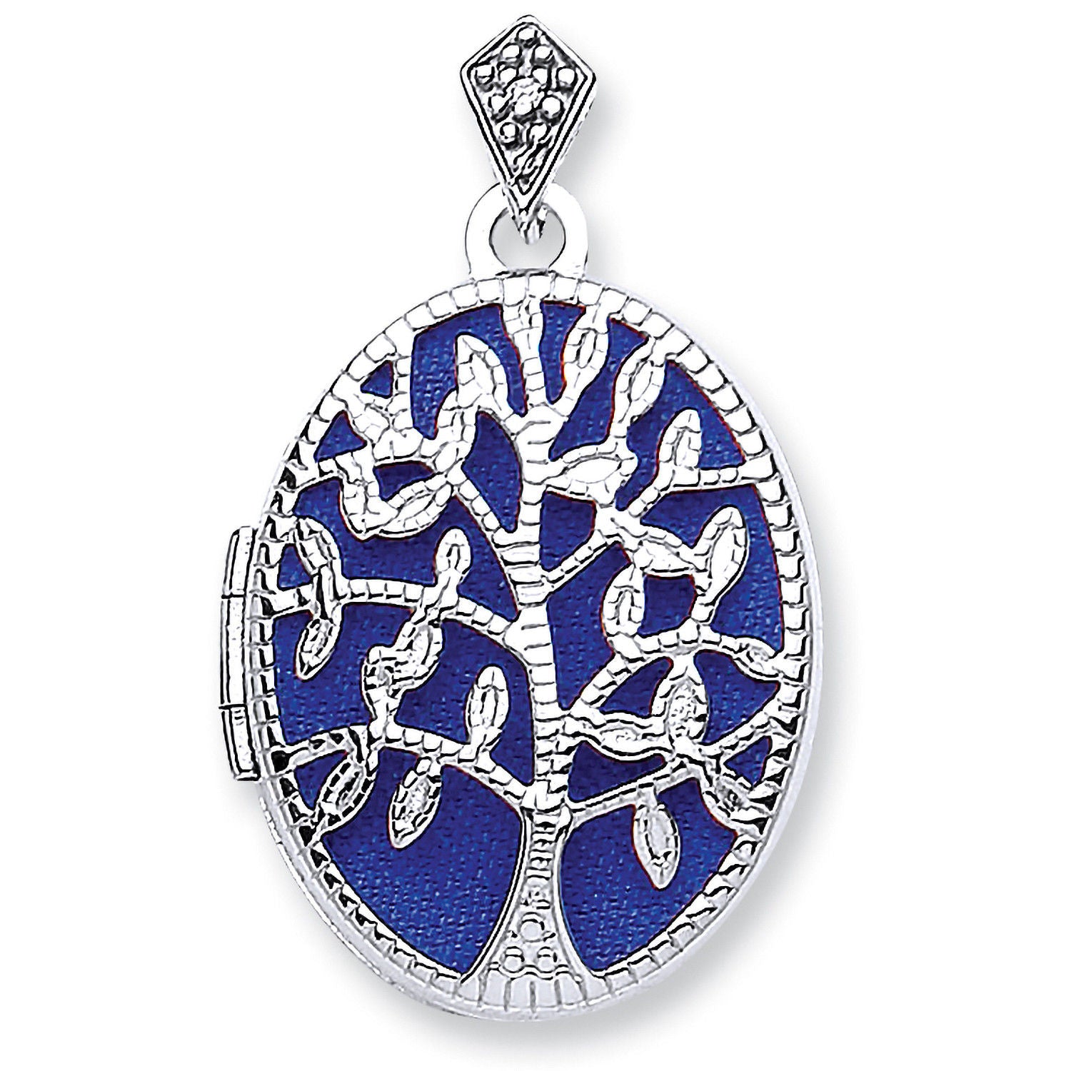 G Oval Tree design Locket