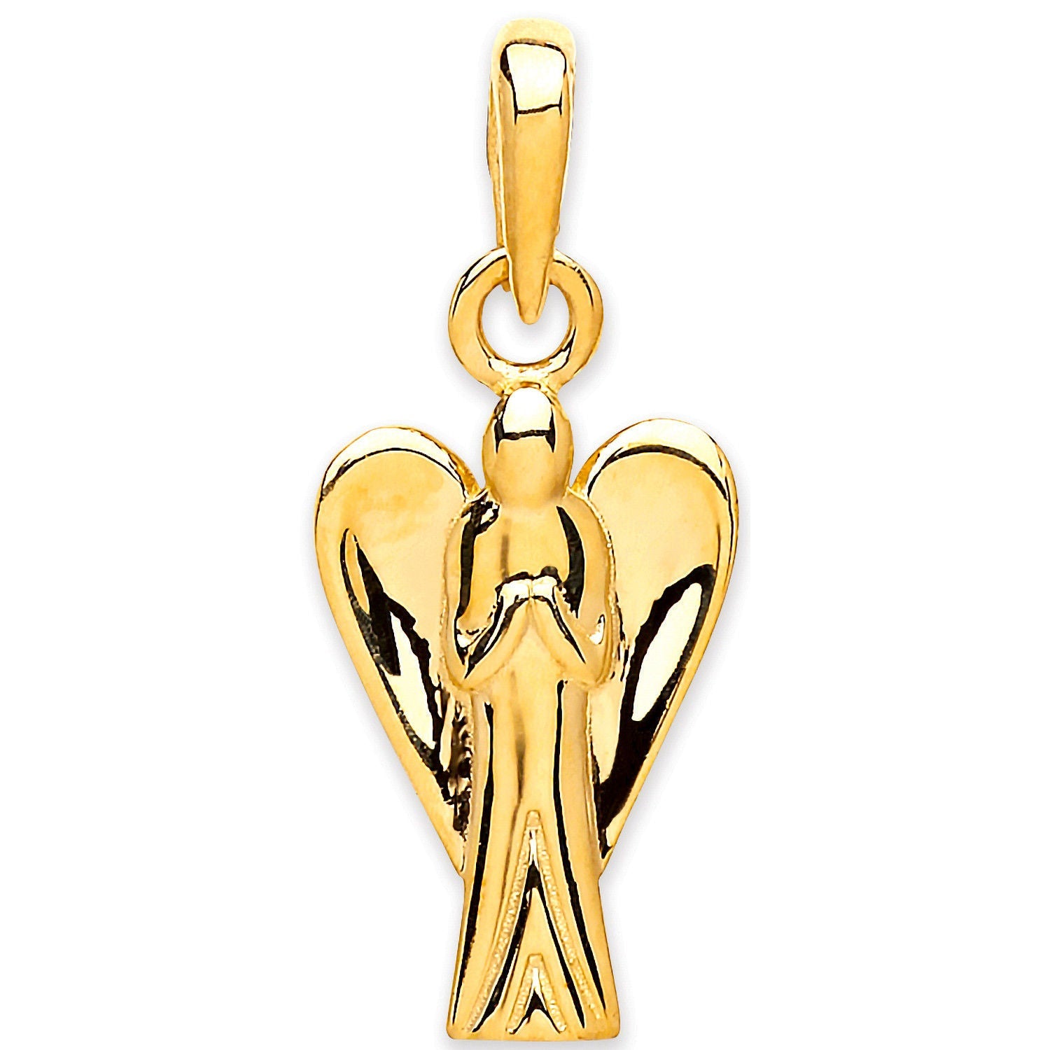 9ct Yellow Gold Angel Pendant