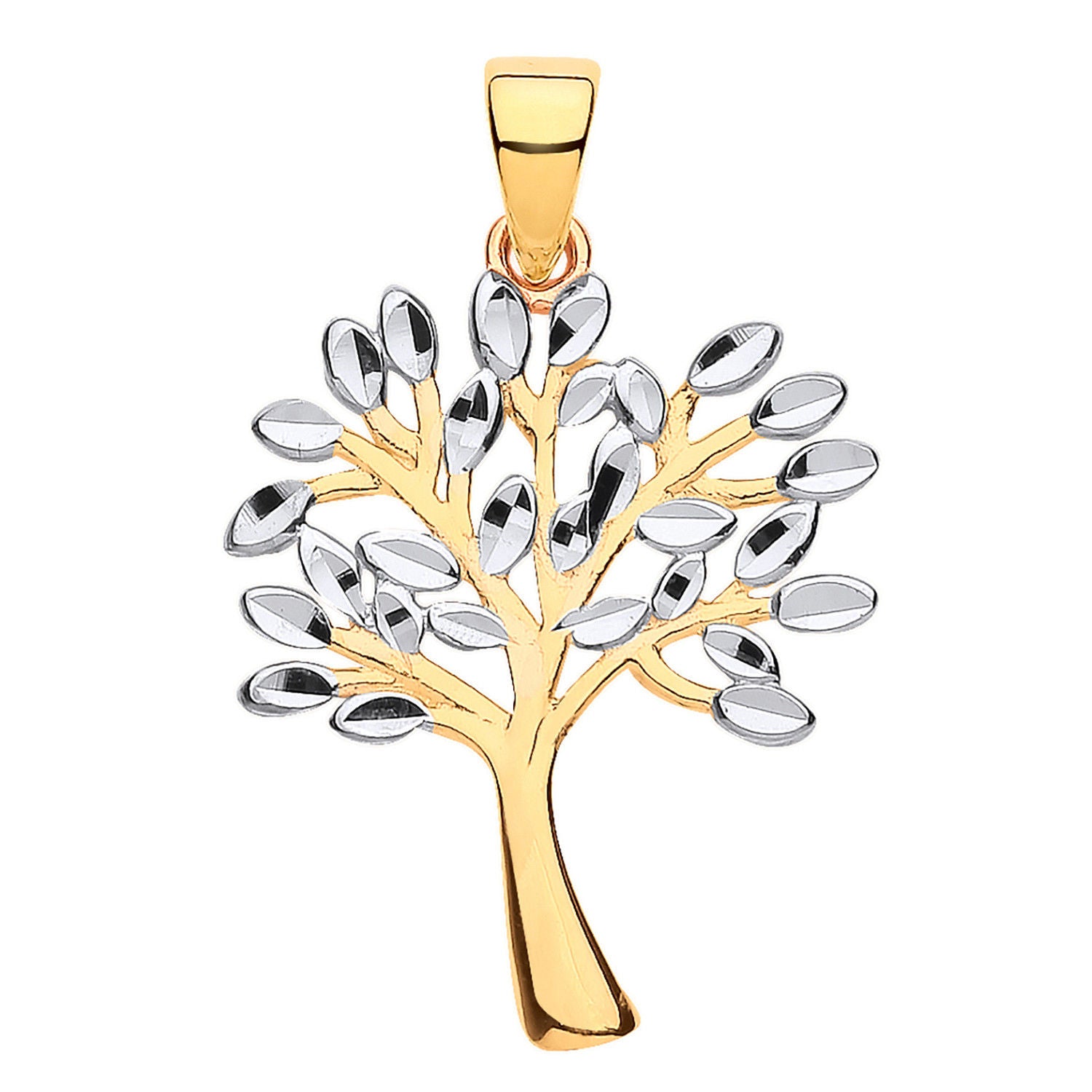 Y Gold Tree of Life Pendant