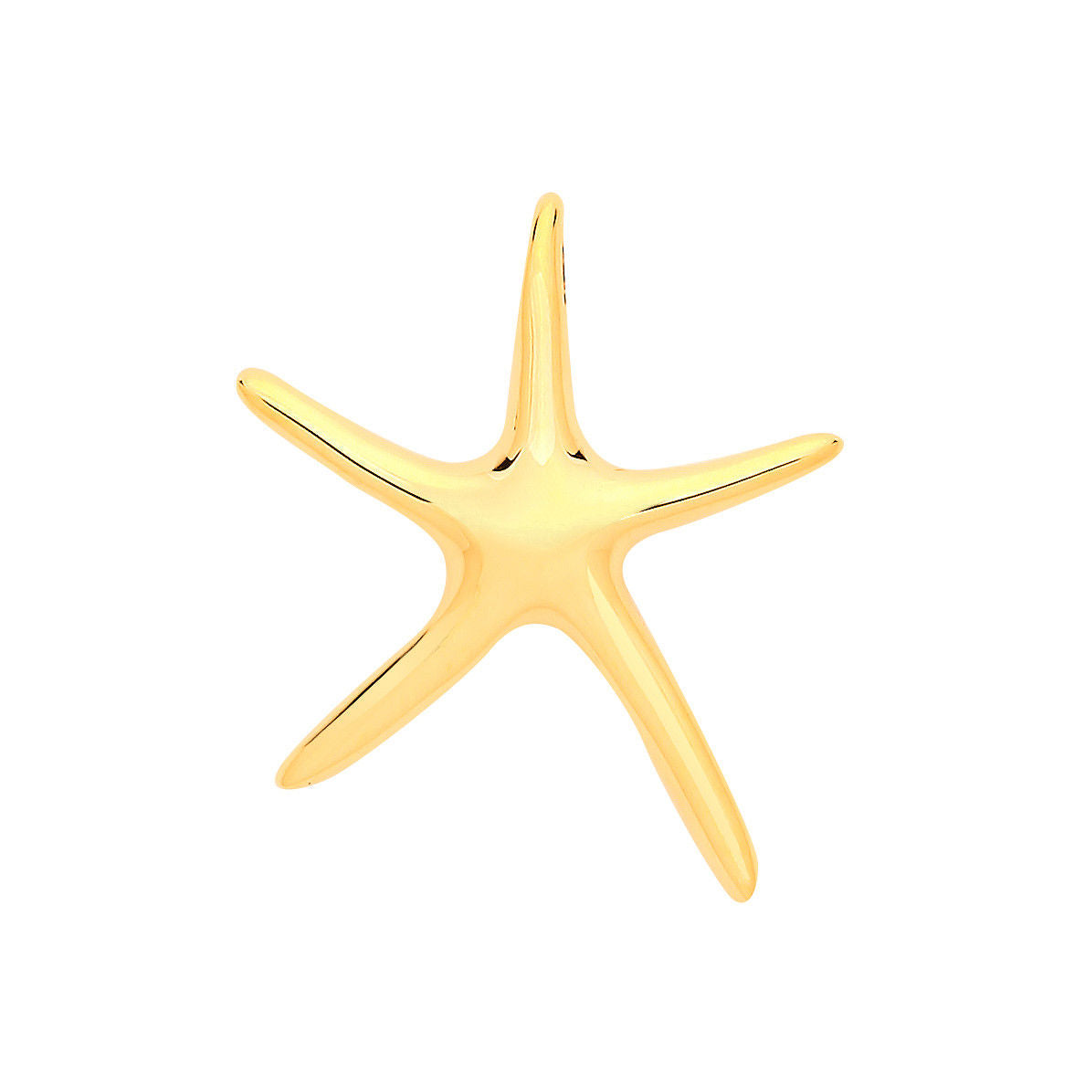 9ct Yellow Gold Starfish Pendant