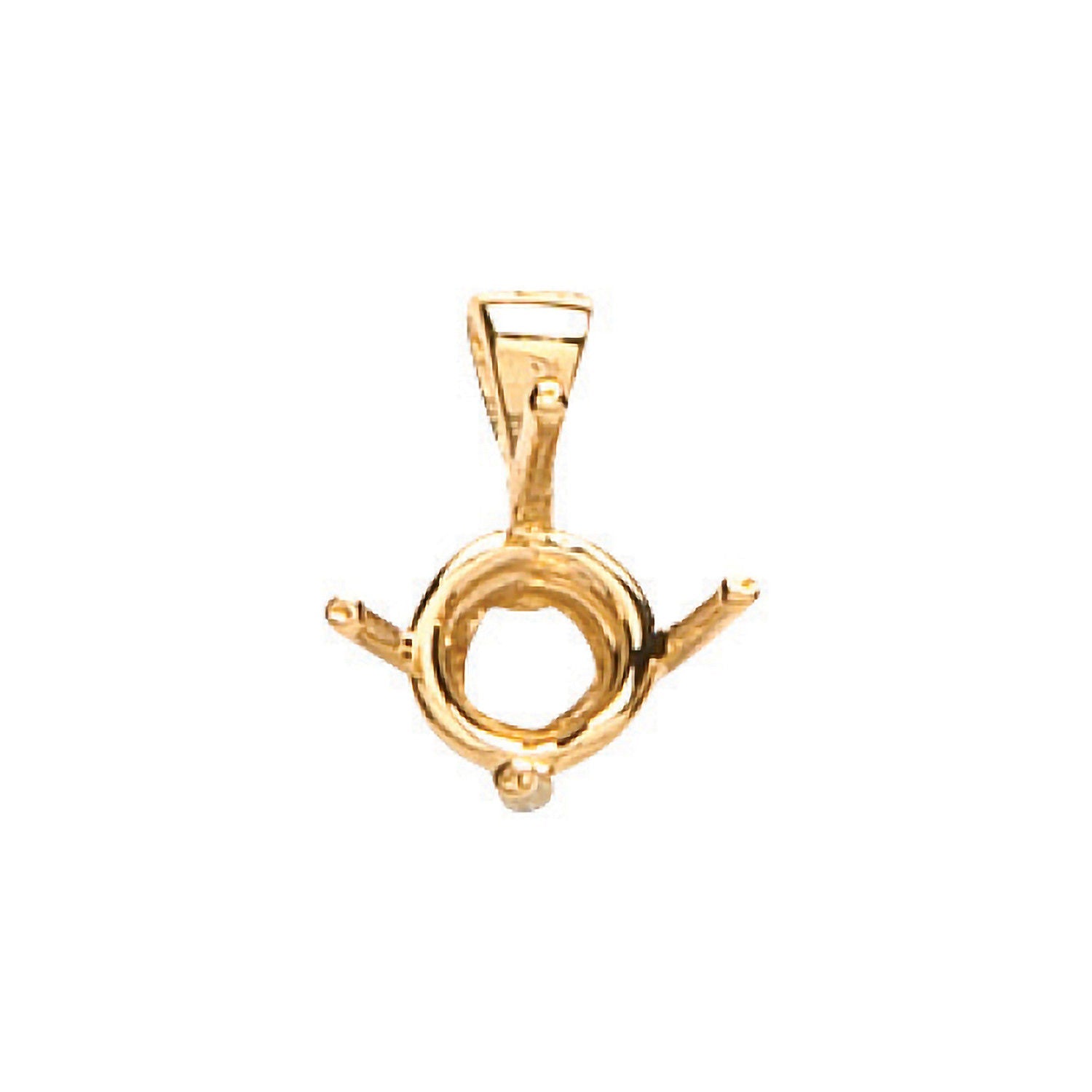 18ct 9ct Yellow Gold Pendant Mount 0.40-0.50ct