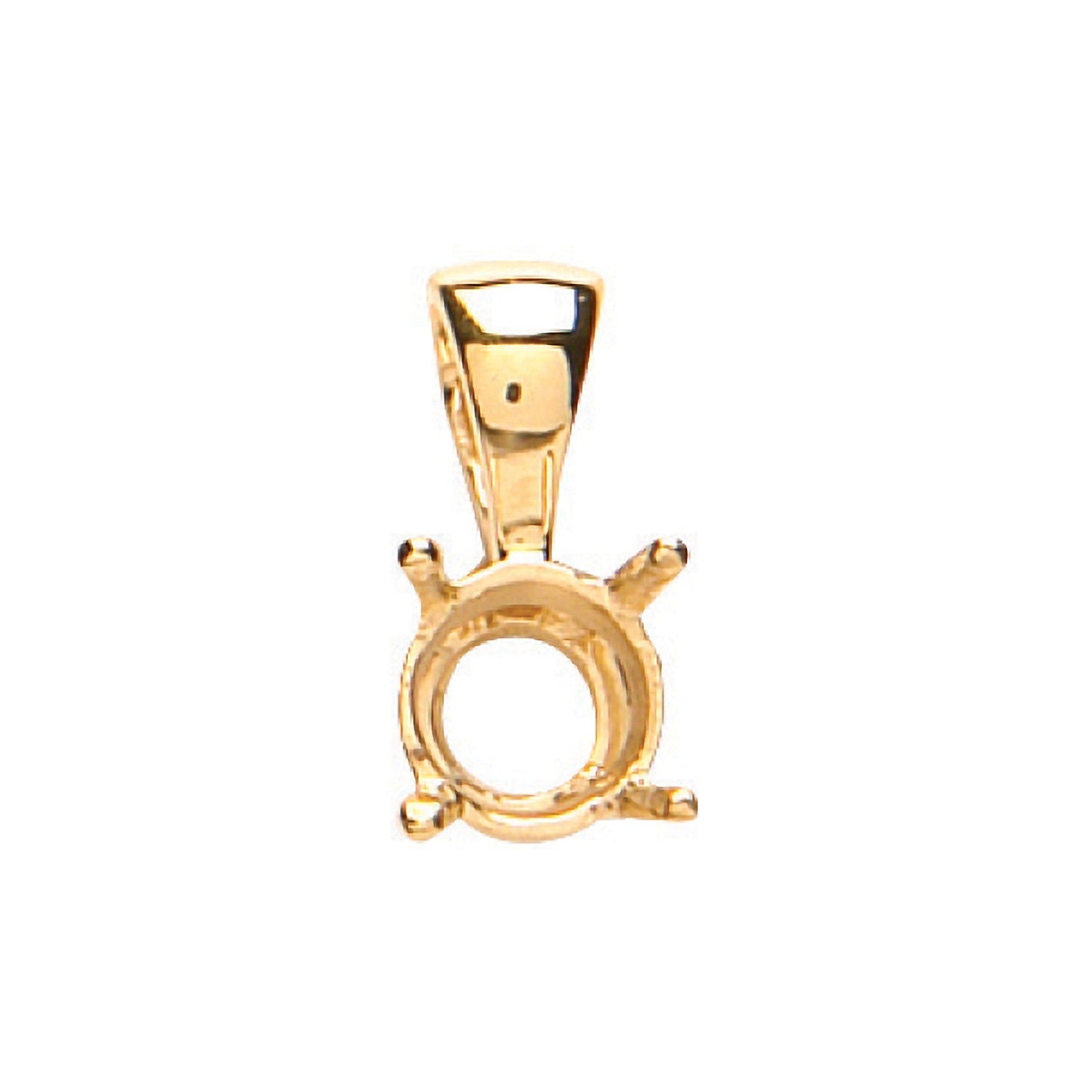 18ct 9ct Yellow Gold Pendant Mount 0.70-0.75ct