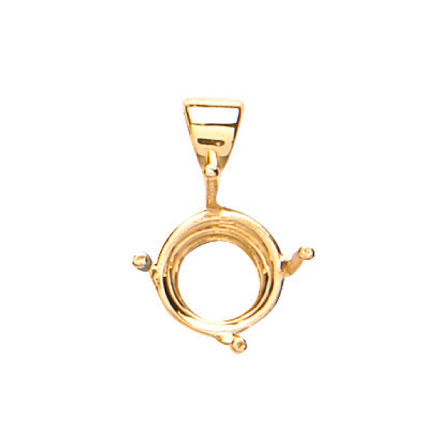 18ct 9ct Yellow Gold Pendant Mount 1.00-1.50ct