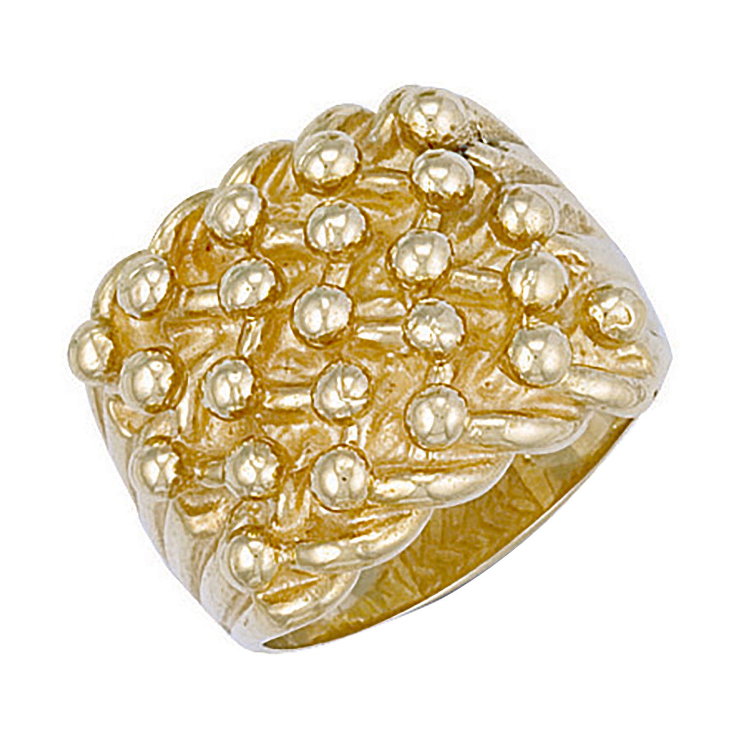 G Woven Back 5 Row Keeper Ring
