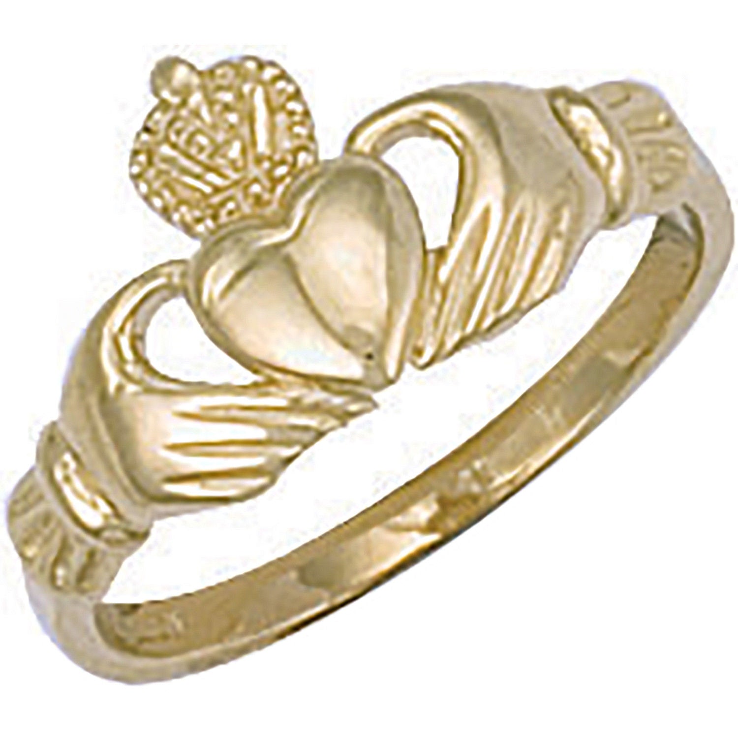9ct Yellow Gold Baby Claddagh Ring
