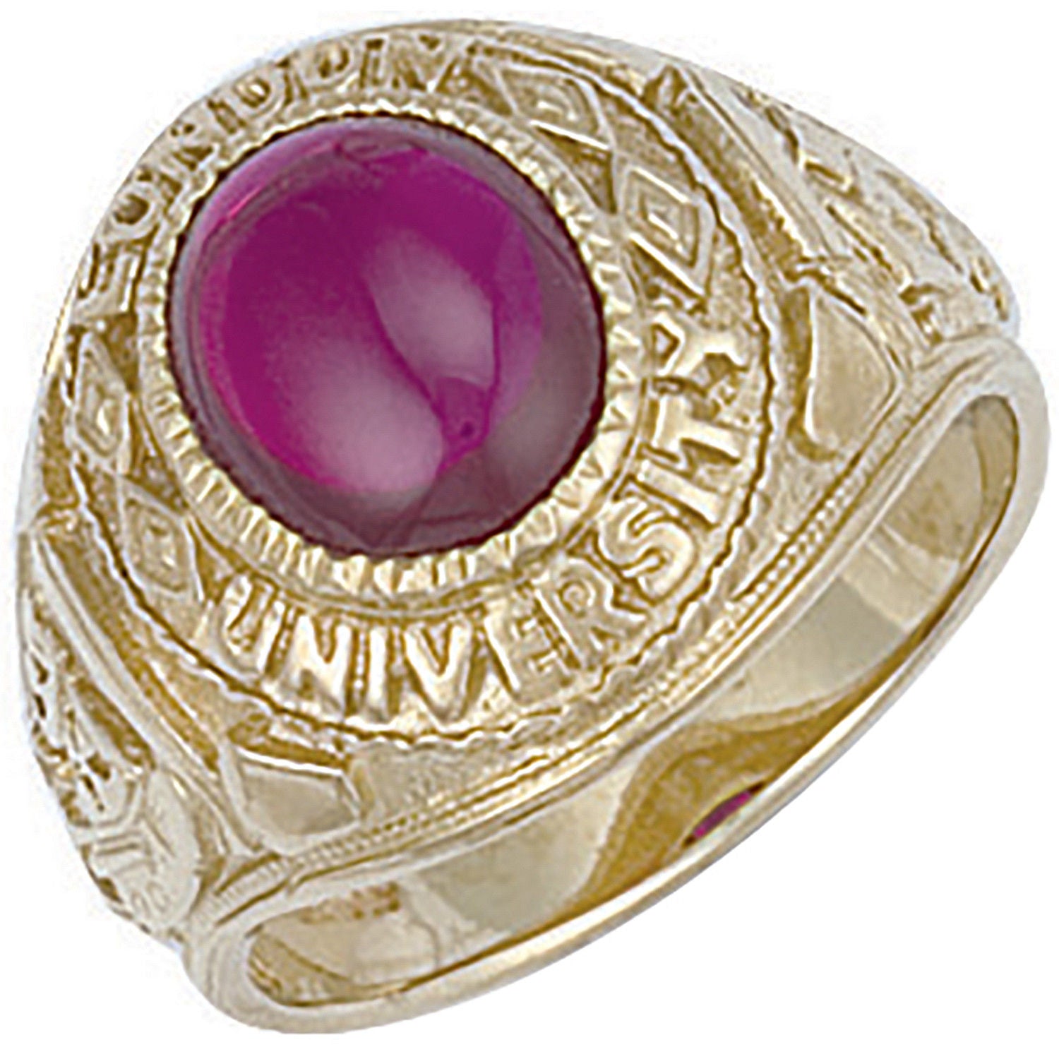 G Red Cabochon London University Ring