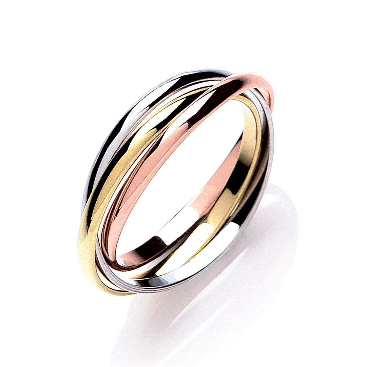 YW & 9ct Rose Gold 2mm Russian Wedding Band