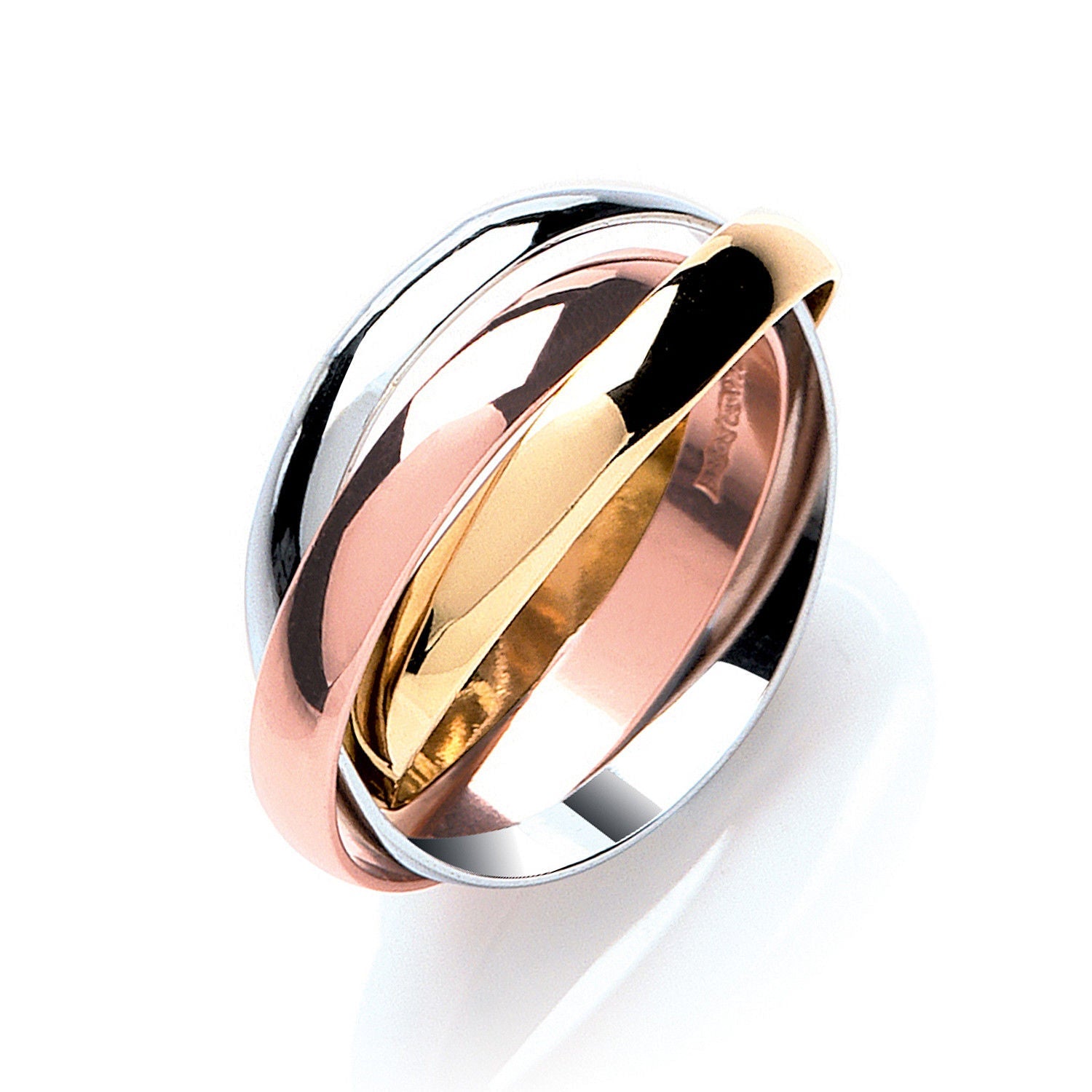 YW & 9ct Rose Gold 3mm Russian Wedding Band