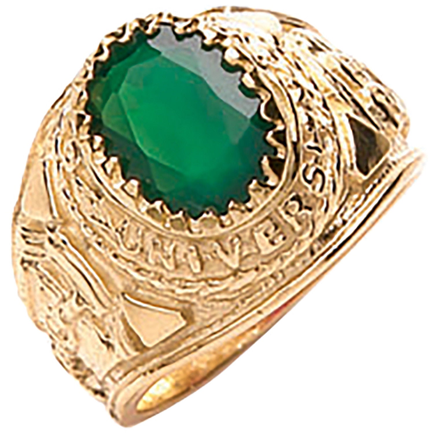 Y/G Green CZ Baby Collage Ring