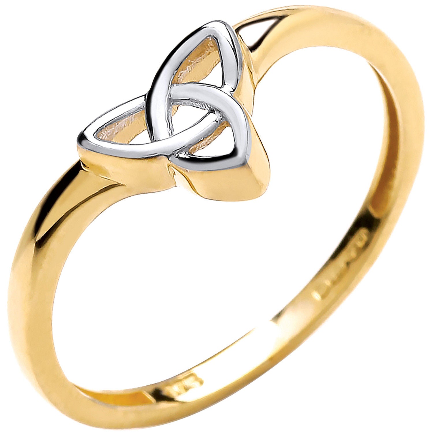 W Wishbone Style Celtic Ring