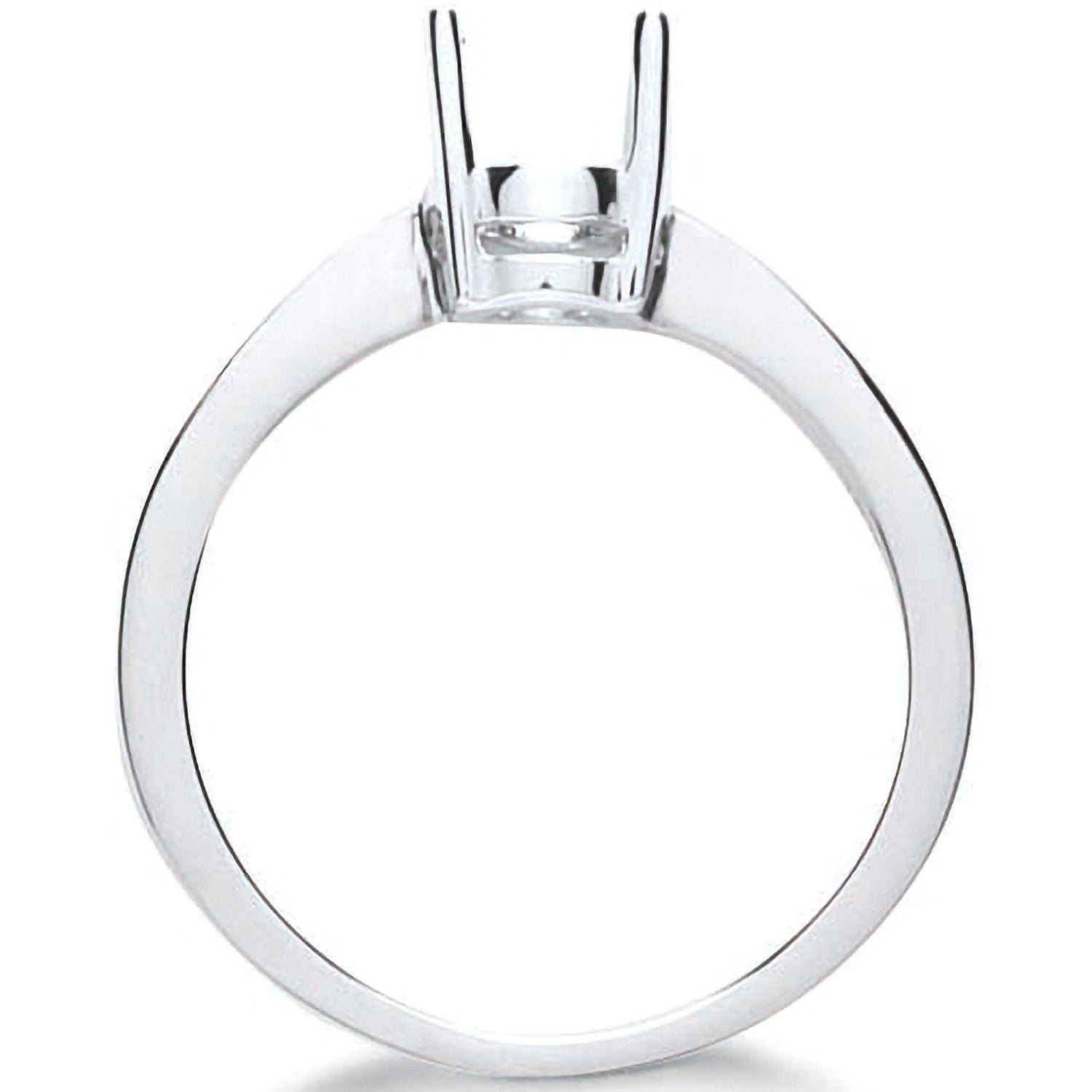 18ct 9ct White Gold Ring Mount 0.75ct