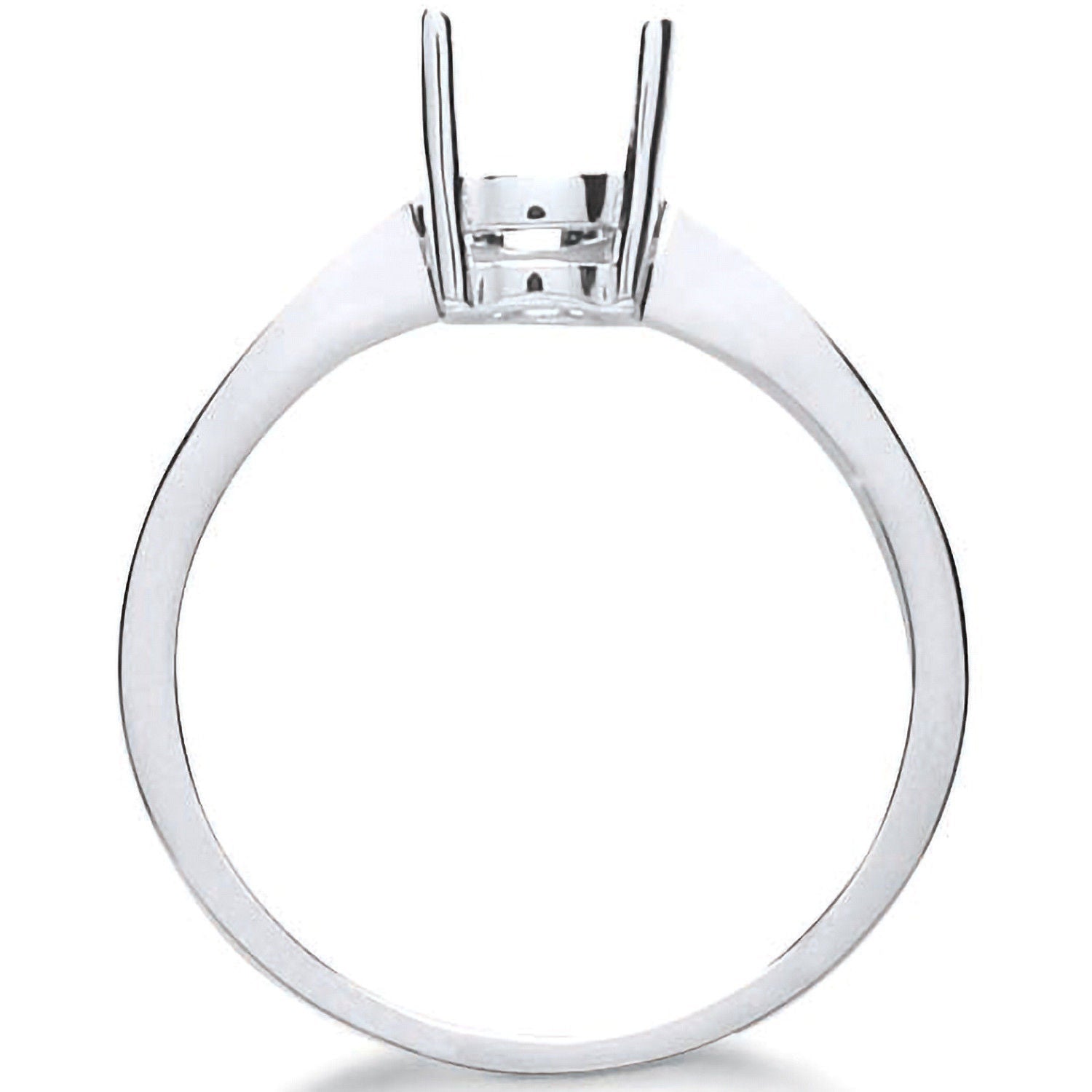 18ct 9ct White Gold Ring Mount 1.00ct