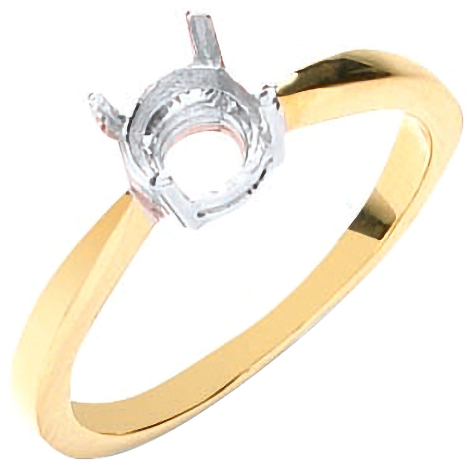 18ct Y/G Ring Mount 0.75ct