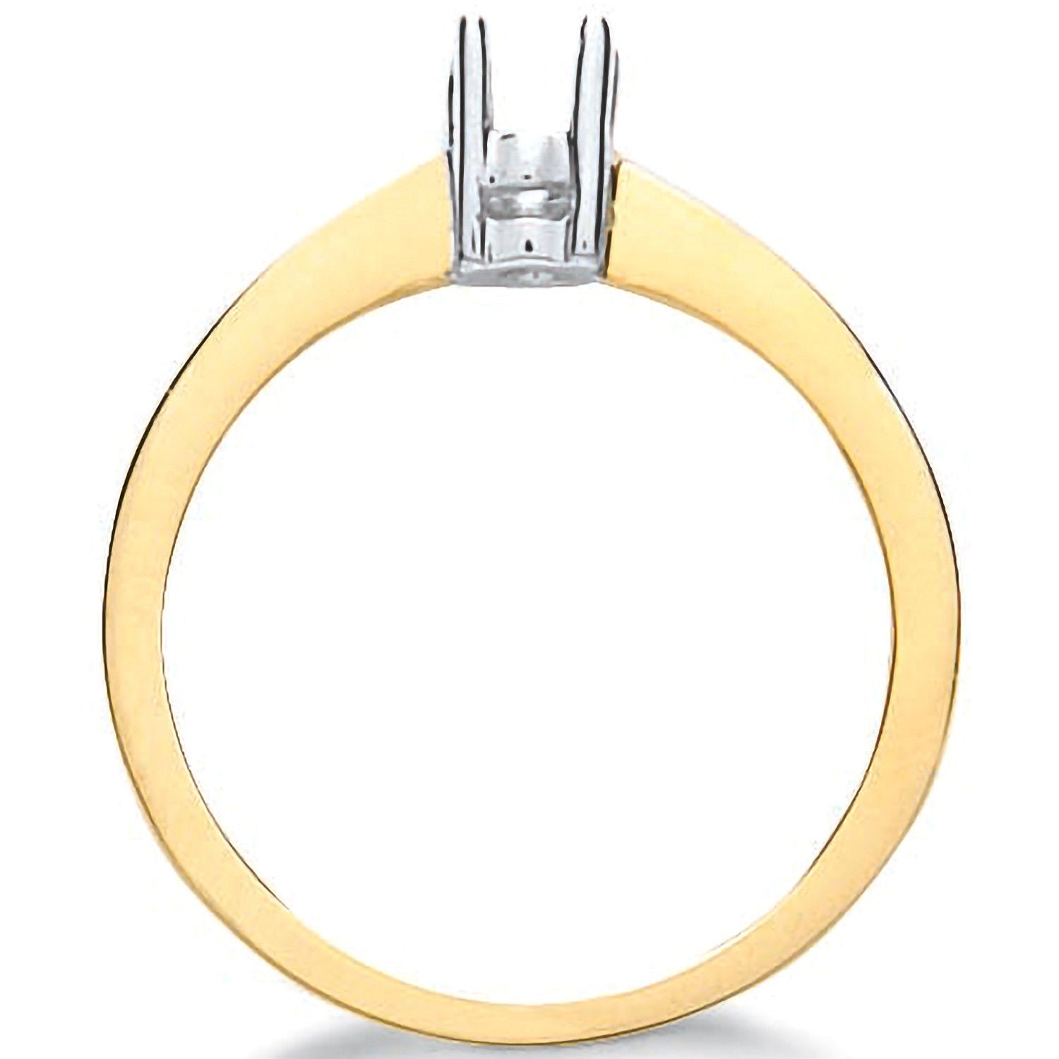 9ct 9ct Yellow Gold Ring Mount 0.20-0.25ct