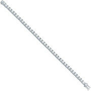 Silver 4.3mm Cubic Zirconia Tennis Bracelet