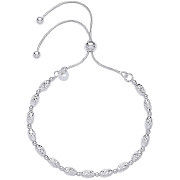 Silver Fancy Beads Friendship Bracelet