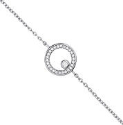 Silver Circle of Life CZ Ladies Bracelet