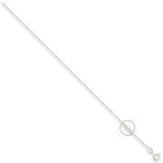 Silver 1.2mm Traditional Classic Curb Chain