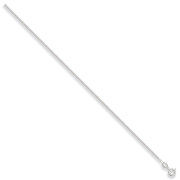 Silver 1.7mm Traditional Classic Curb Chain