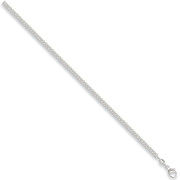 Silver 3.7mm Traditional Classic Curb Chain
