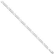 Silver 6mm Figaro Chains/Bracelets