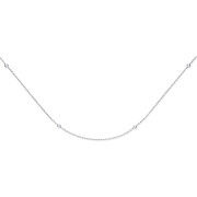 Silver Rope with Balls Chain