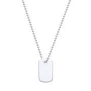 Silver Dog Tag