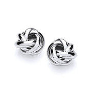 Silver Knot Stud