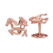 G Coated Horse Cufflinks