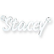 Silver Challenge Nameplate with 16"/18"/20" chain