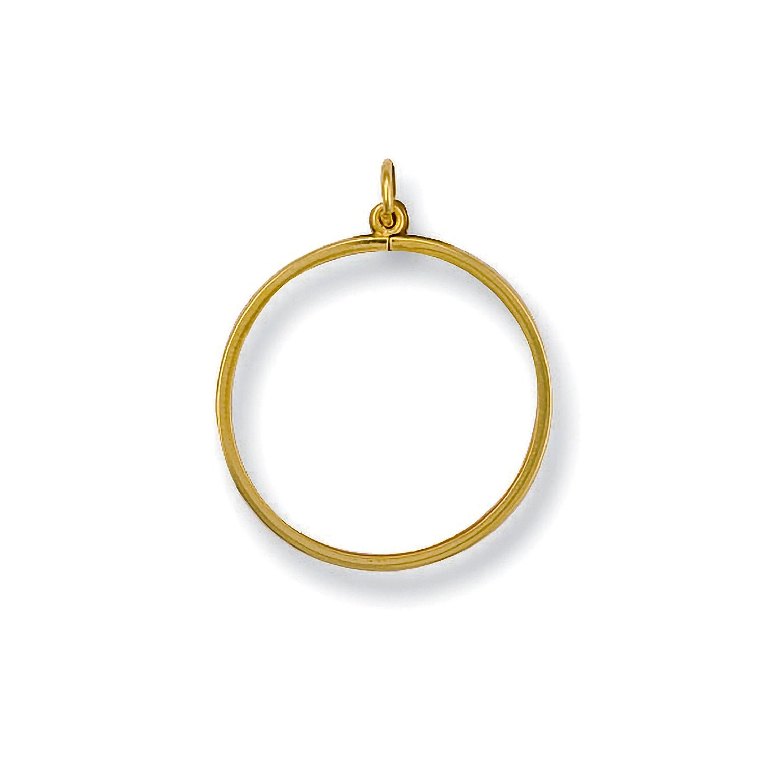 9ct Yellow Gold 1/10 Plain Sovereign Pendant