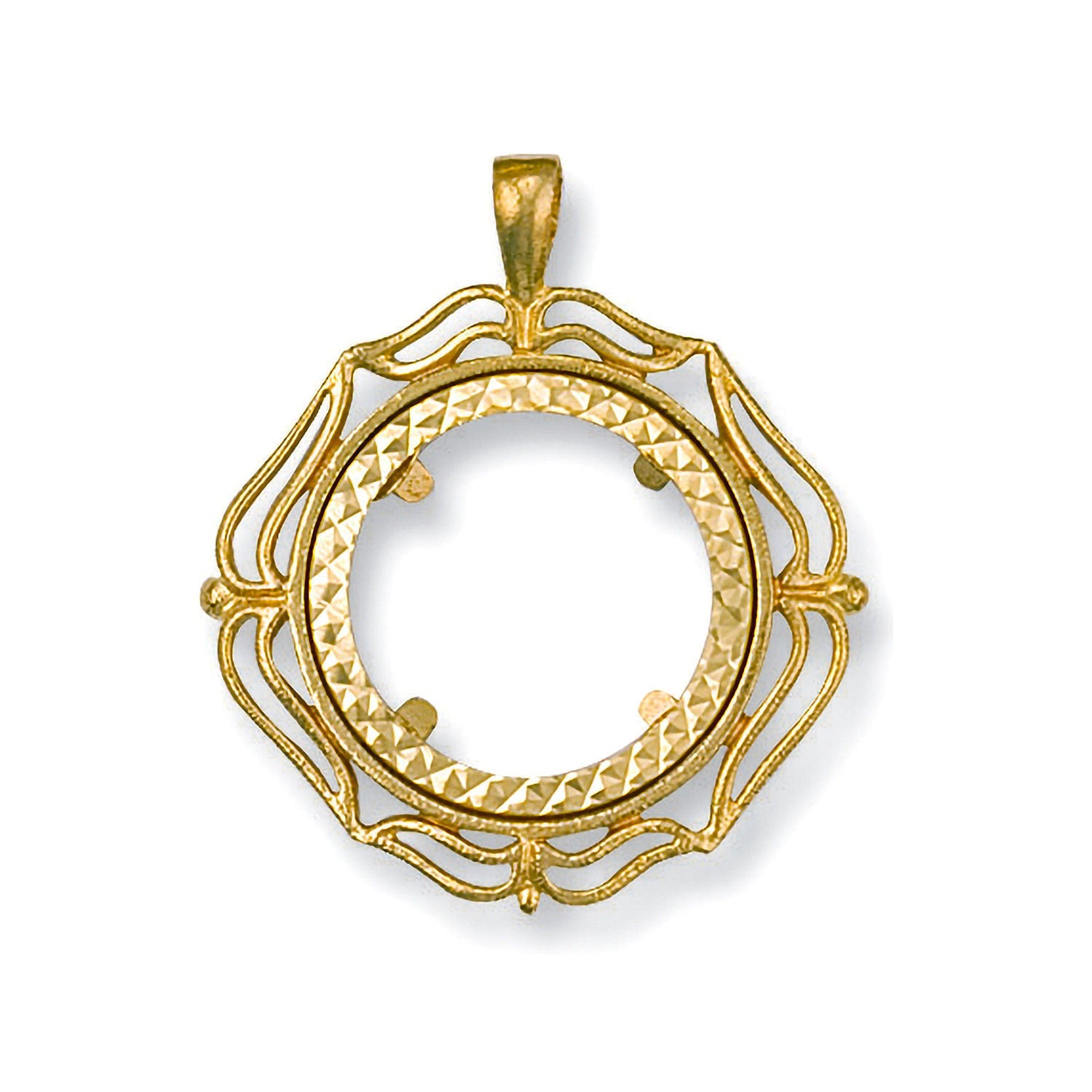 9ct Yellow Gold (Half) Fancy Sovereign Pendant