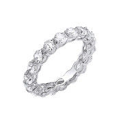 Silver Full ET Cubic Zirconia Ring