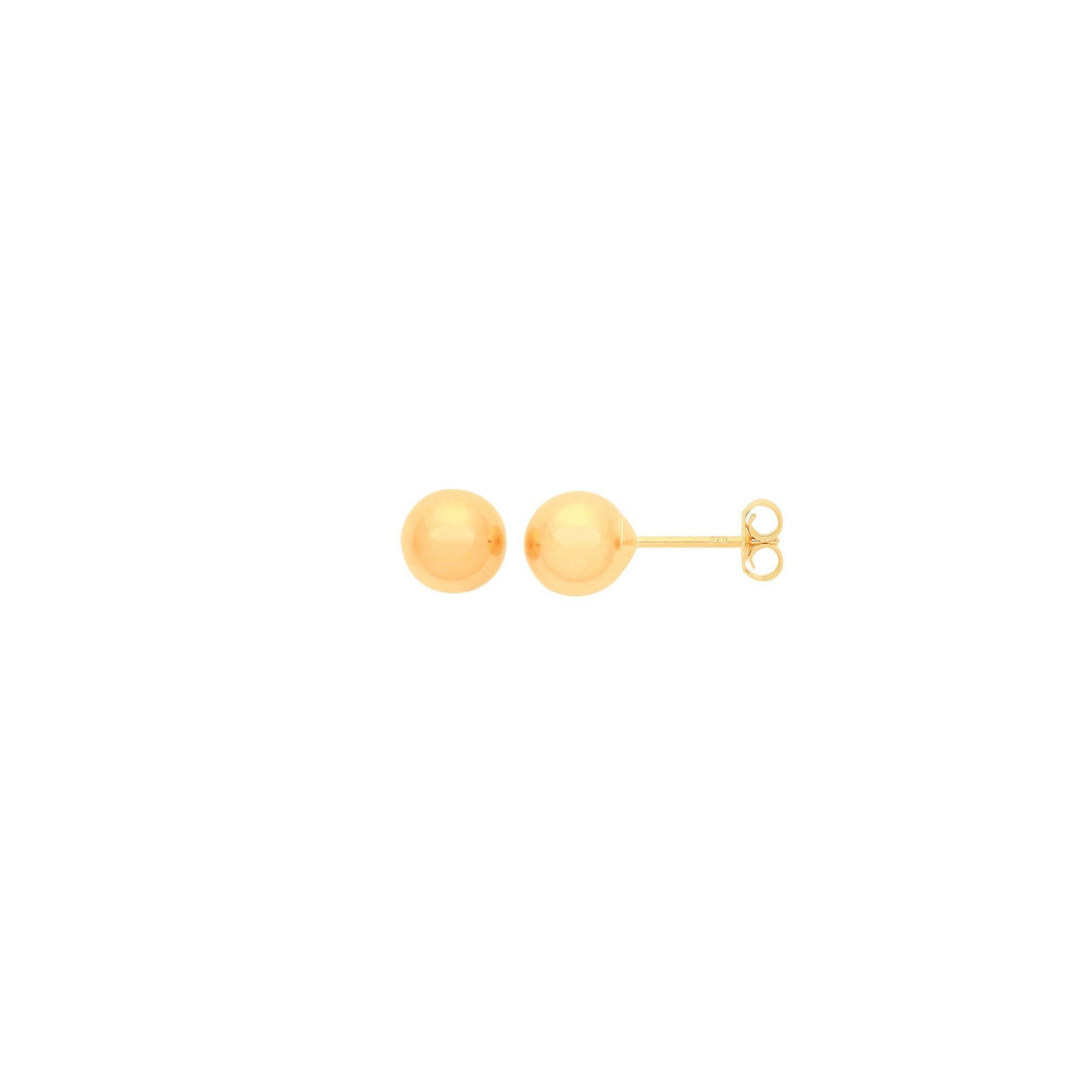 9ct 9ct Yellow Gold 4mm Ball Studs