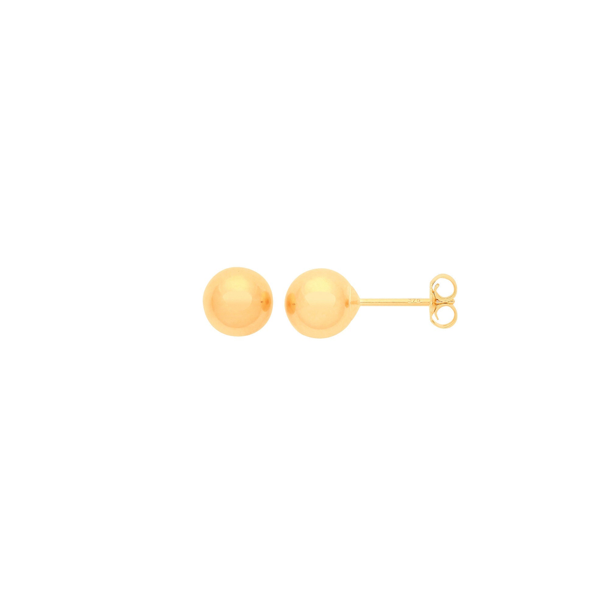 9ct 9ct Yellow Gold 5mm Ball Studs