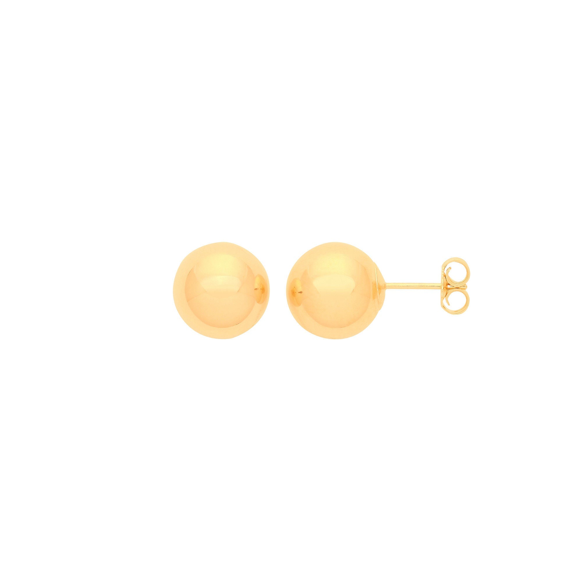 9ct 9ct Yellow Gold 7mm Ball Studs