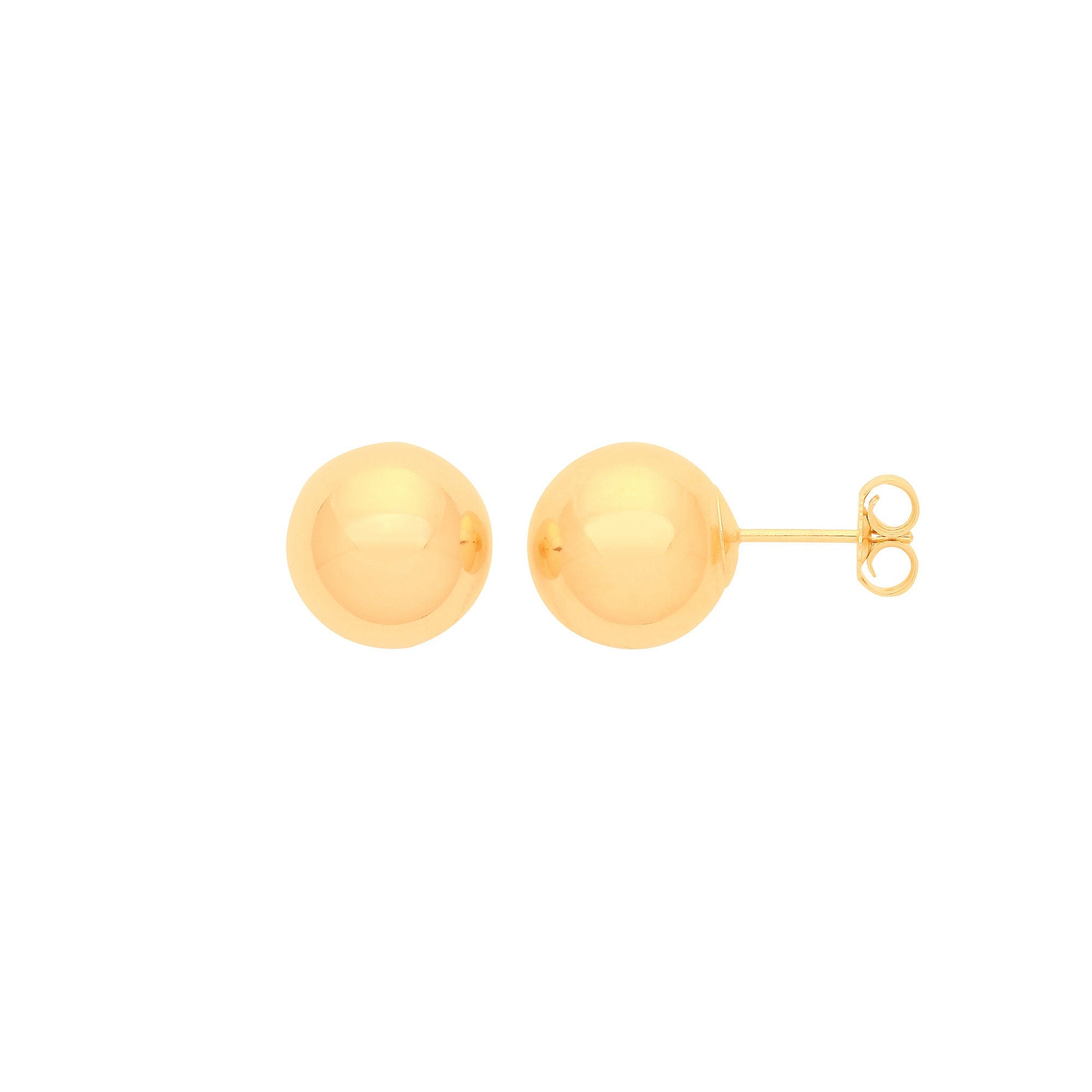 9ct 9ct Yellow Gold 8mm Ball Studs