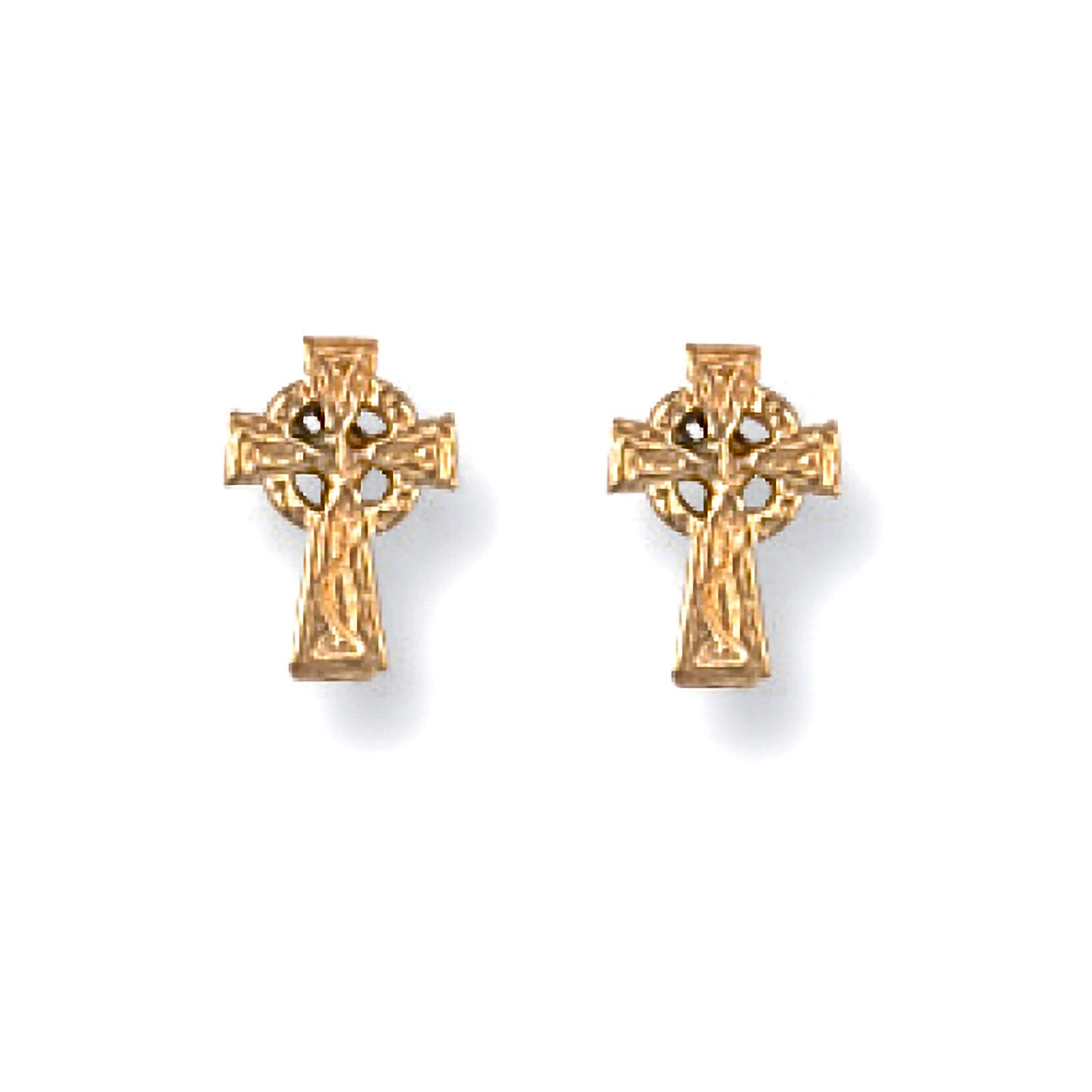 G Celtic Cross Studs