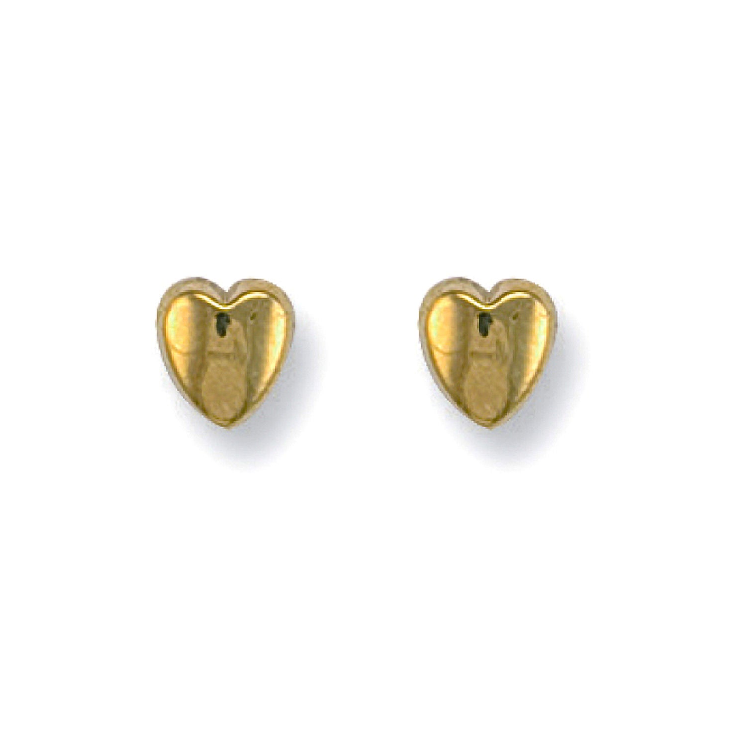 G Heart Studs