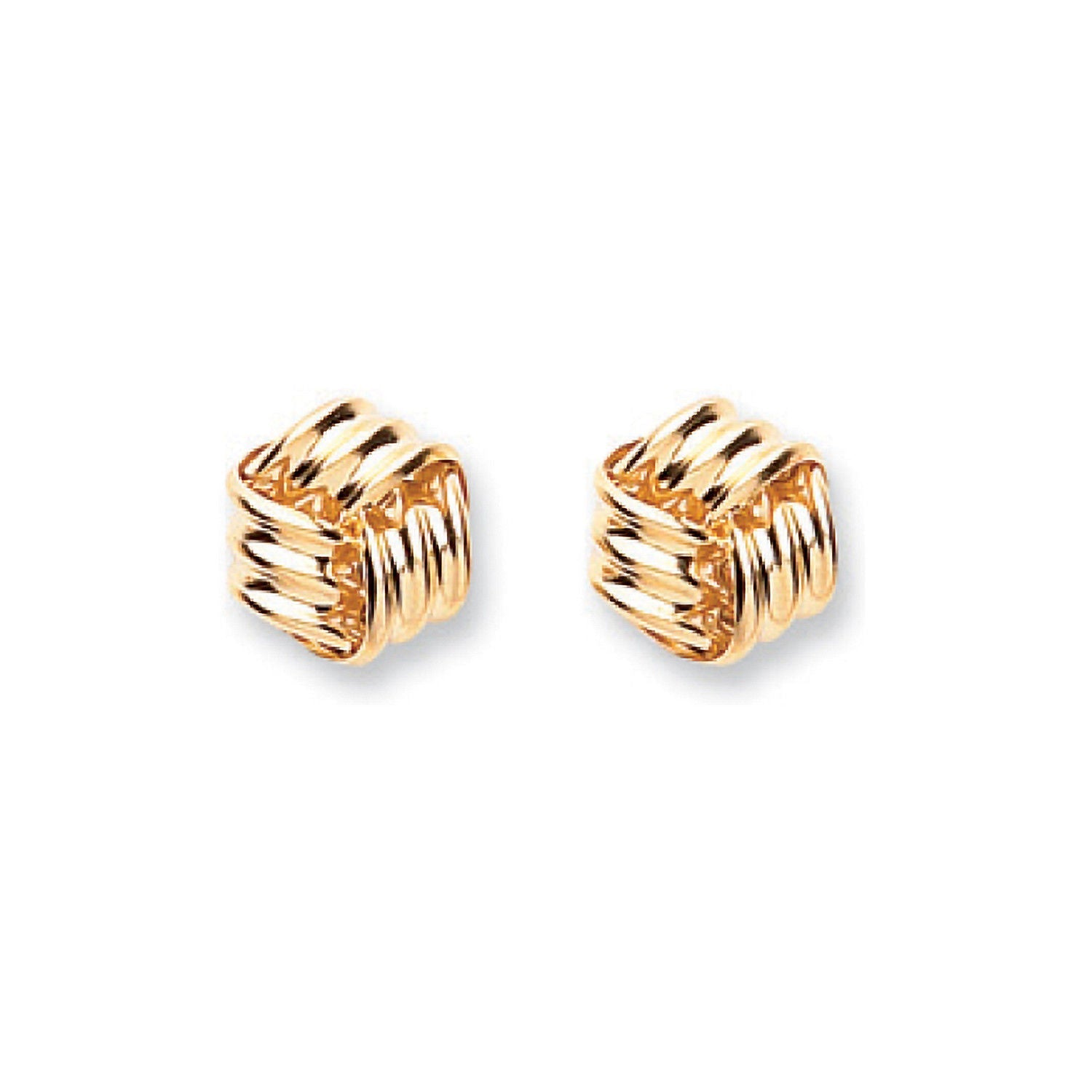 9ct 9ct Yellow Gold Fancy Knot Studs