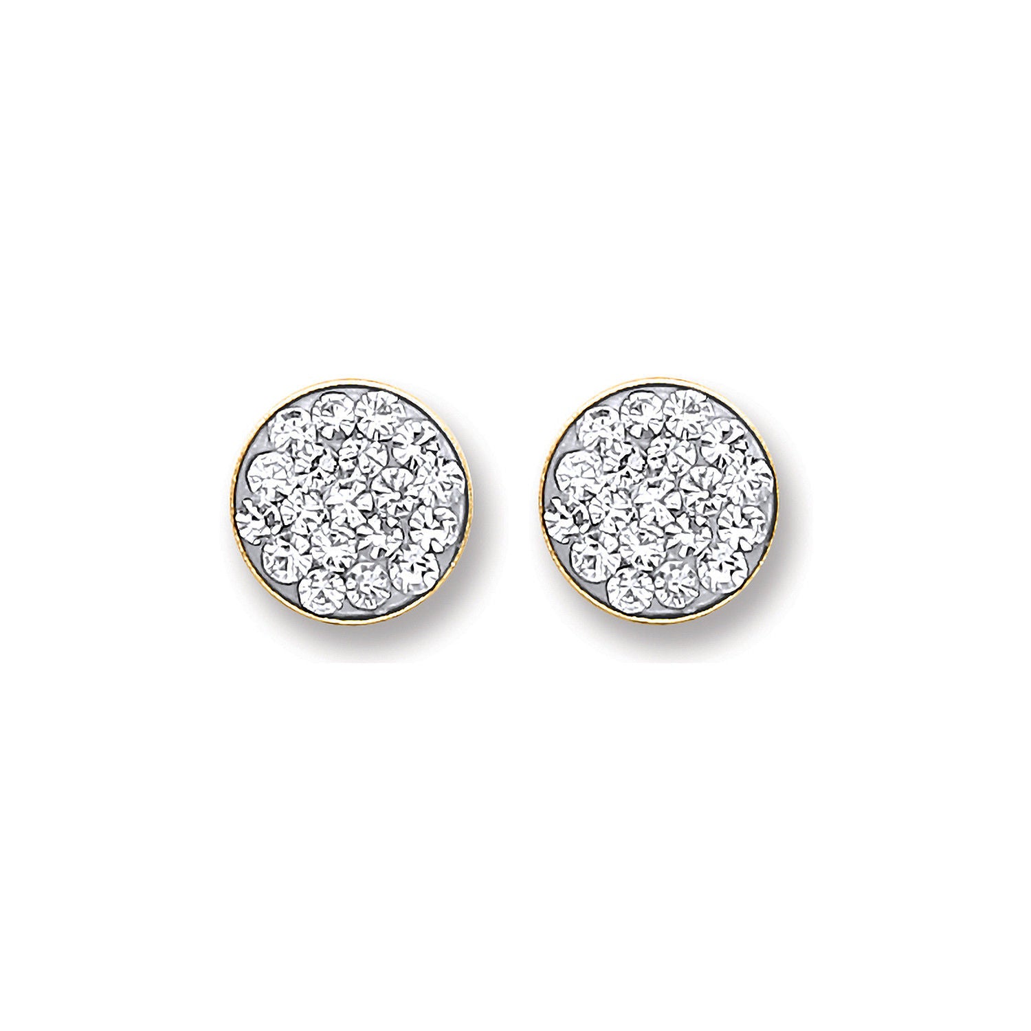 G 6mm Round Crystals Studs