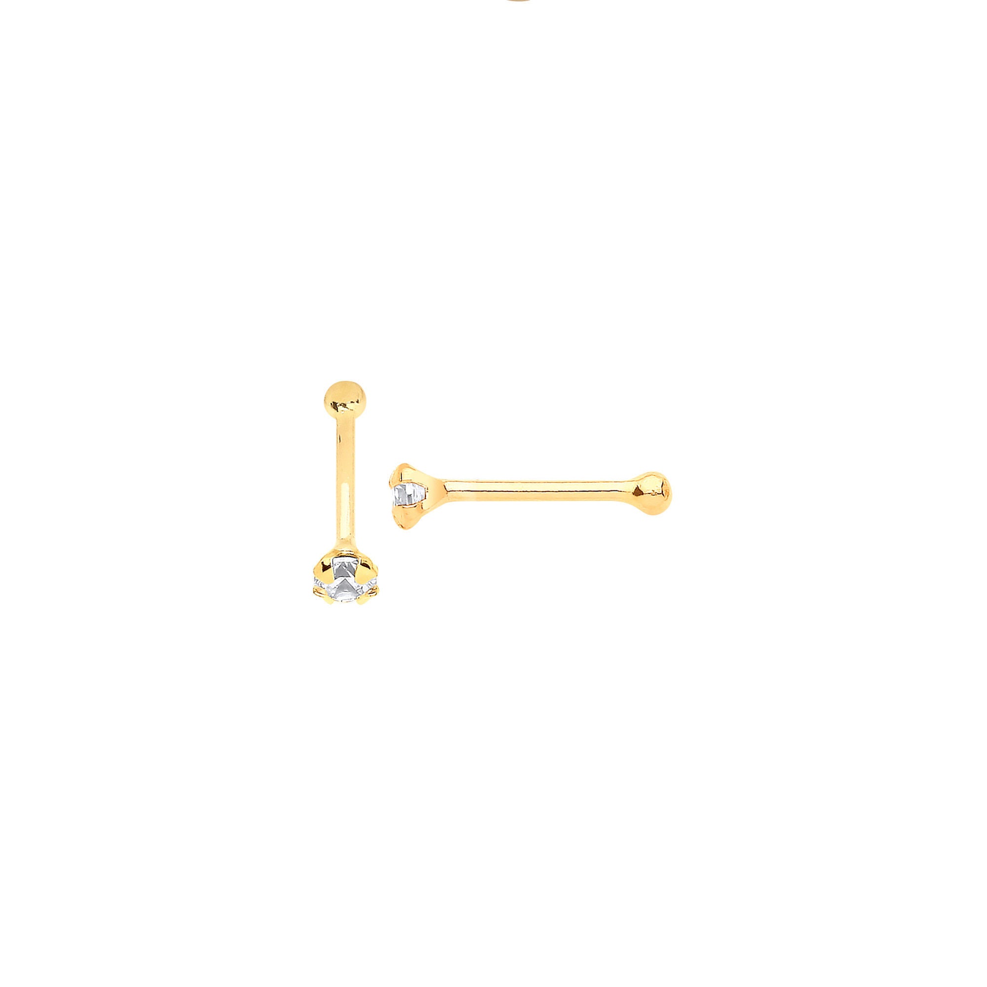 G Claw set Cz Nose Pin Stud