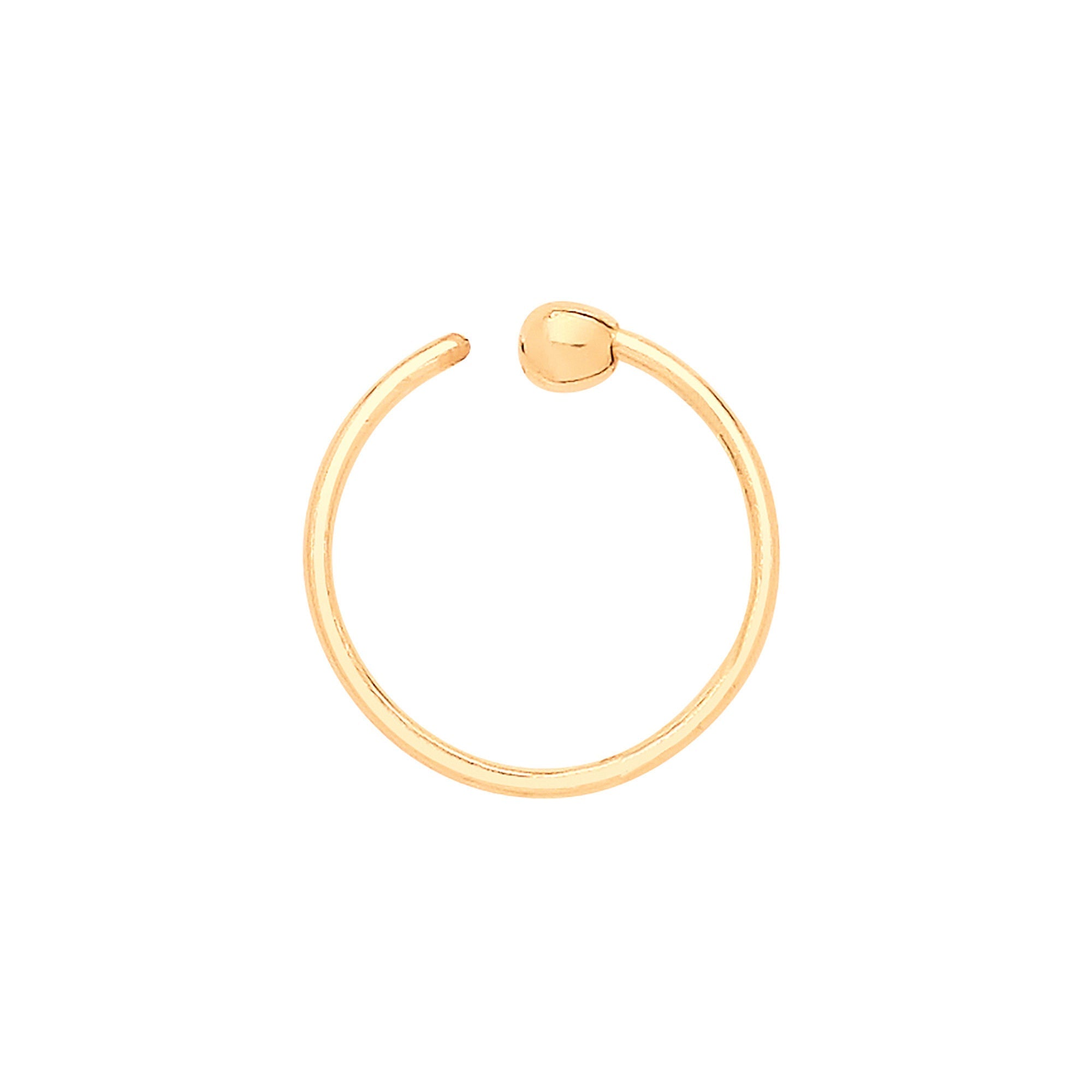 9ct 9ct Yellow Gold Nose Hoop