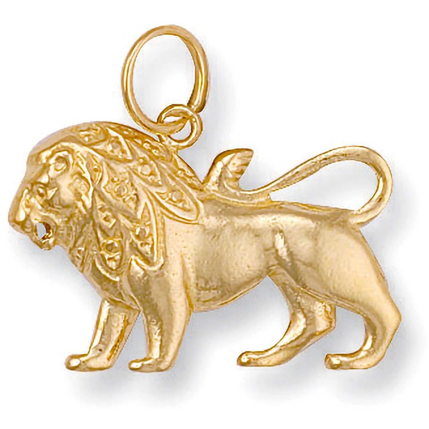9ct Yellow Gold Leo Zodiac Pendant