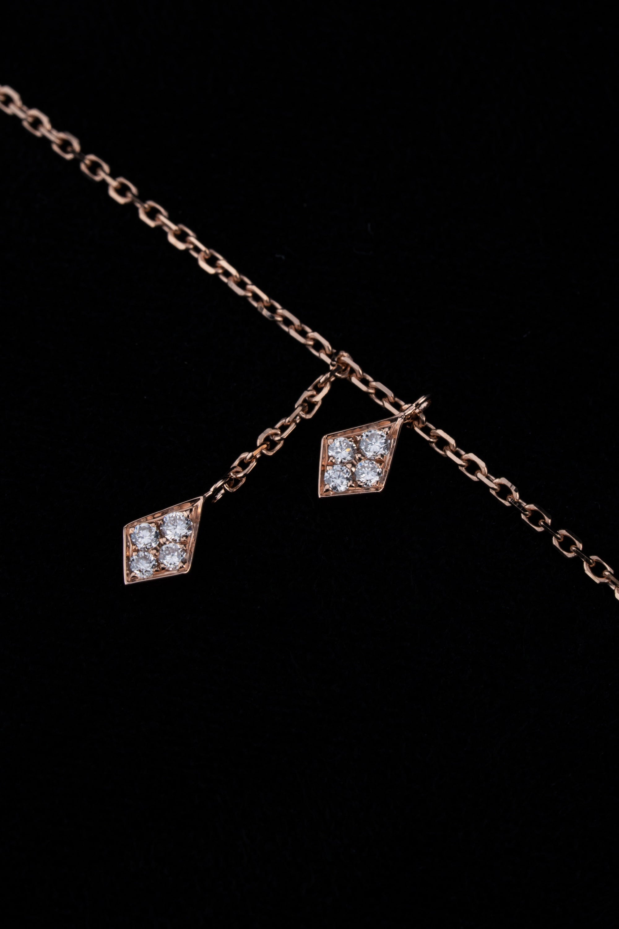 PRECISE DANGLE BRACELET - ROSE GOLD - Precise Jewellers