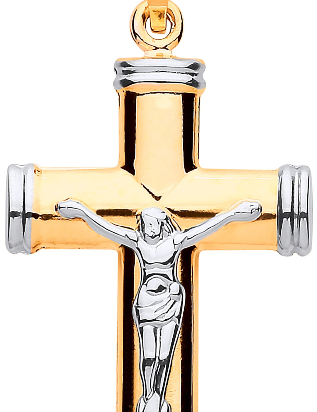 G Hollow Tube Crucifix - Precise Jewellers