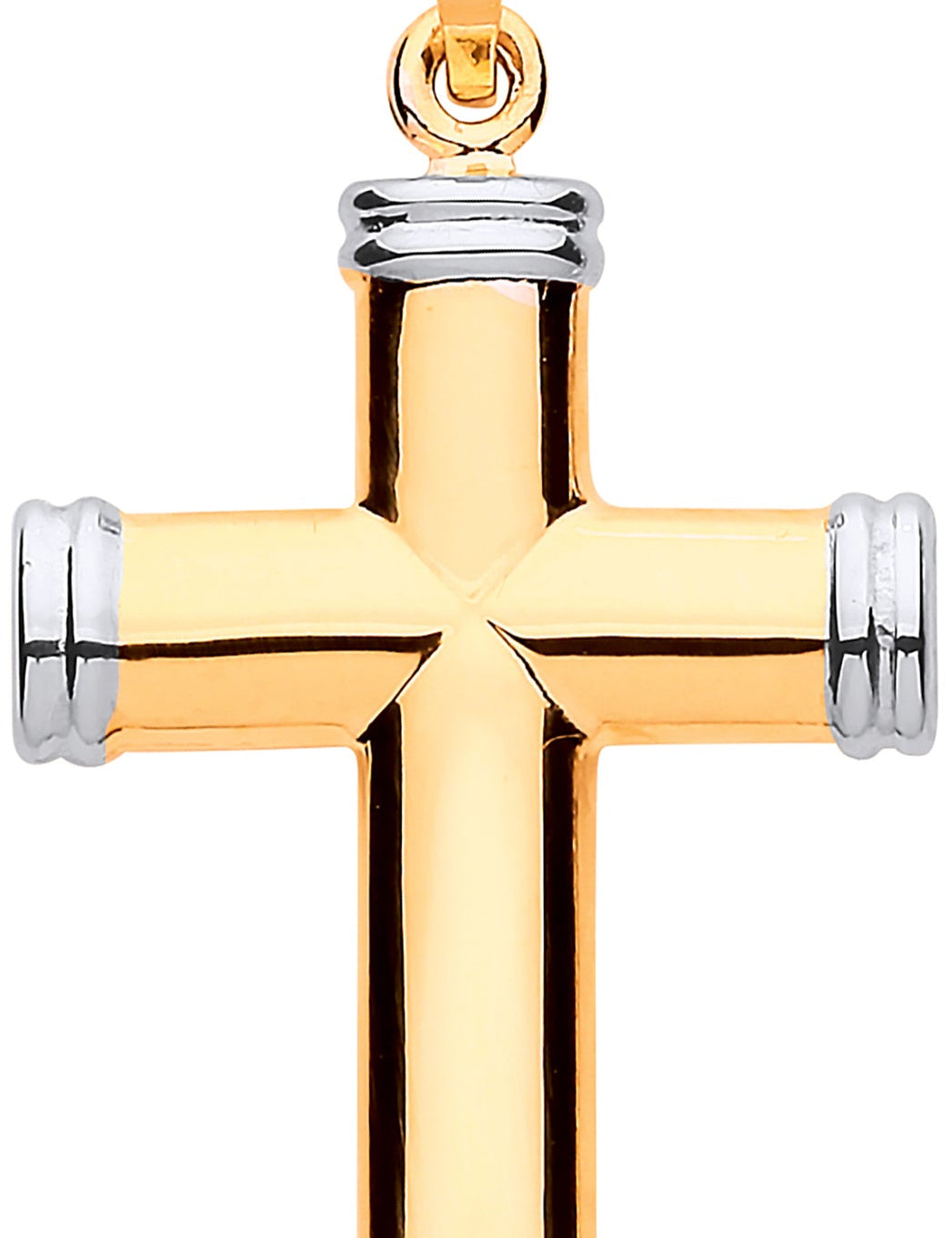 G Hollow Tube Plain Cross - Precise Jewellers
